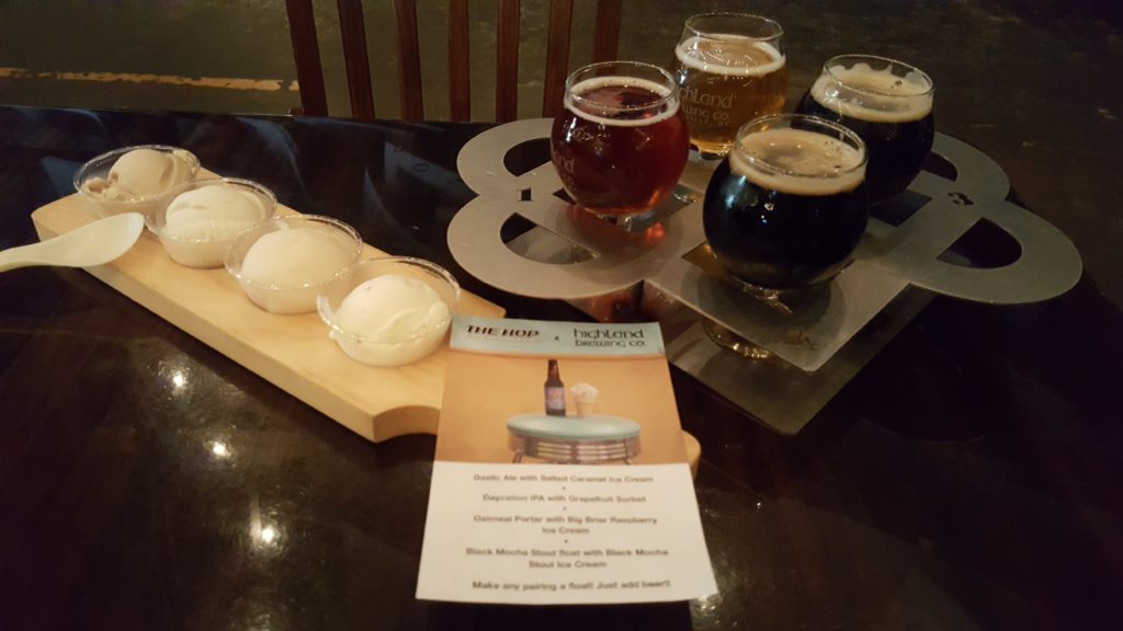 Beer & Ice Cream Pairing At Highland Brewery In Asheville
